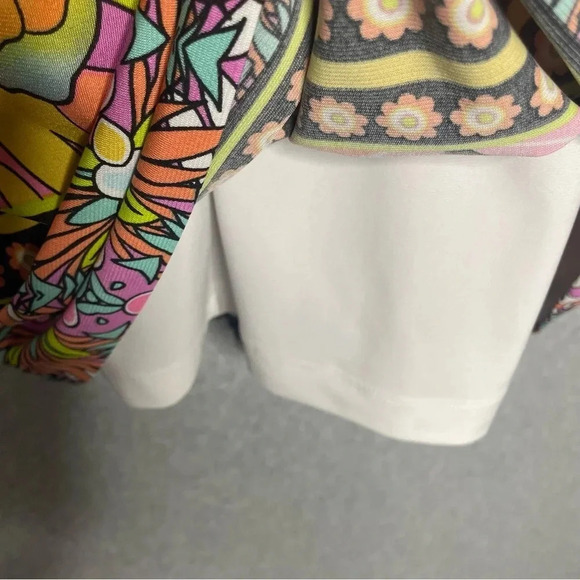 Vintage Cache Y2K Unique Tropical Hawaiian Print Stretch Sheath Dress - Picture 5 of 6